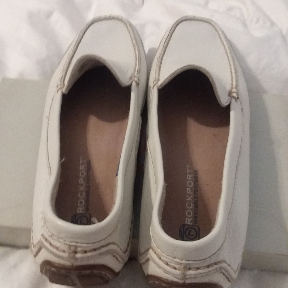 White Rockport Loafers - Picture 4 of 4